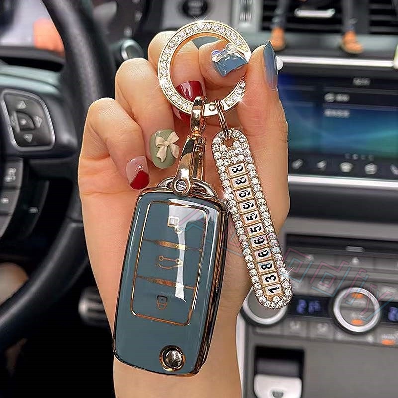 Vỏ Bọc Chìa Khóa Điều Khiển Từ Xa Bằng TPU Cho VW Volkswagen Polo Tiguan Passat B5 B6 B7 Skoda Octavia A5 A7 Fabia Seat Ibiza Golf 4 5 6 MK6 Bora Jetta Lavida Skoda Octavia
