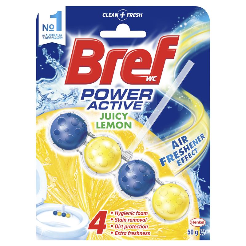 Viên khử mùi toilet Bref Power Active 50g