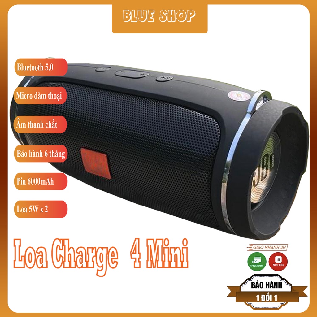 Loa Bluetooth Không Dây Charge 4 Mini Vỏ Nhôm Nghe Nhạc Hay Âm Thanh Chất Lượng,Loa không dây Hỗ Trợ Cắm Thẻ Nhớ Và Usb