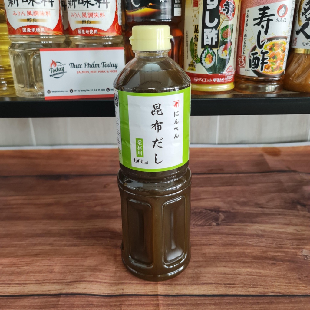 Nước Sốt tảo bẹ Kombu nấu canh Dashi {Ninben} 1L