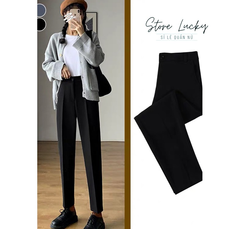 Quần tây nữ công sở khóa trước, chất tuyết Hàn không nhăn | BigBuy360 - bigbuy360.vn
