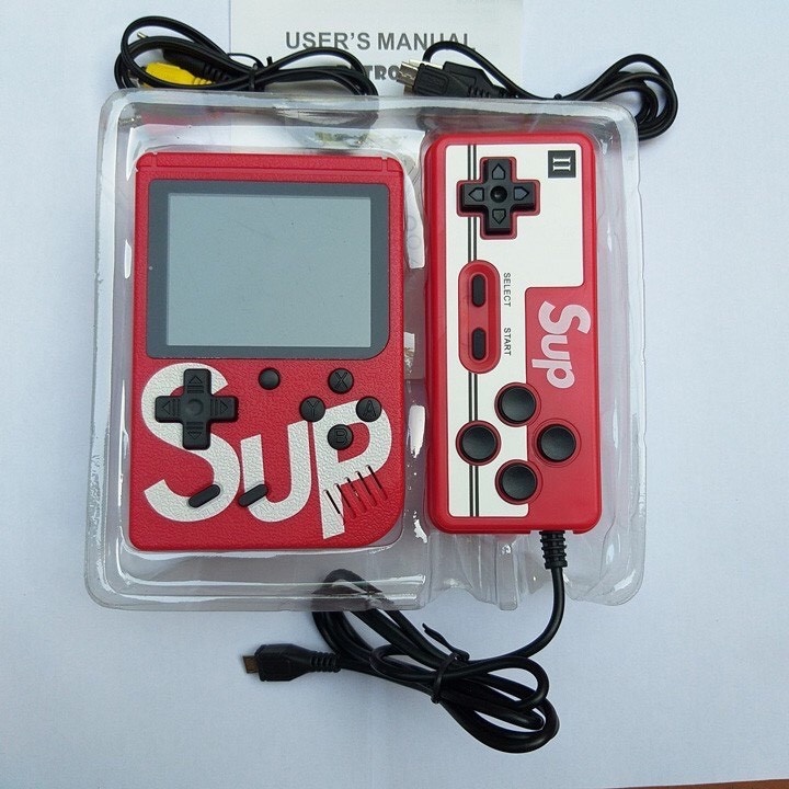 Máy Chơi Game Cầm Tay Sup 400 Trò Chơi - Máy Điện Tử Kèm Tay Cầm Dành Cho 2 Người 400 IN 1
