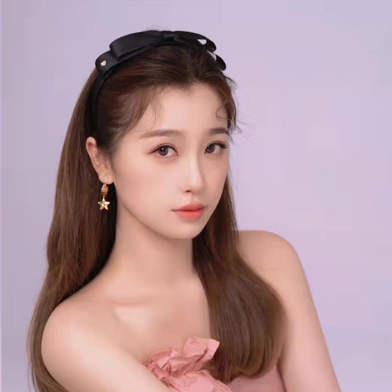 Băng Đô Ruy Băng Đính Nơ Jennie Charm Handmade - Vani Store [PKT00259]