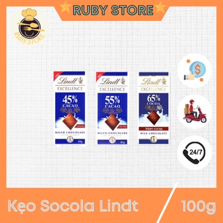 Socola Lindt Excellence & Swiss Classic thanh 100gr Date xa