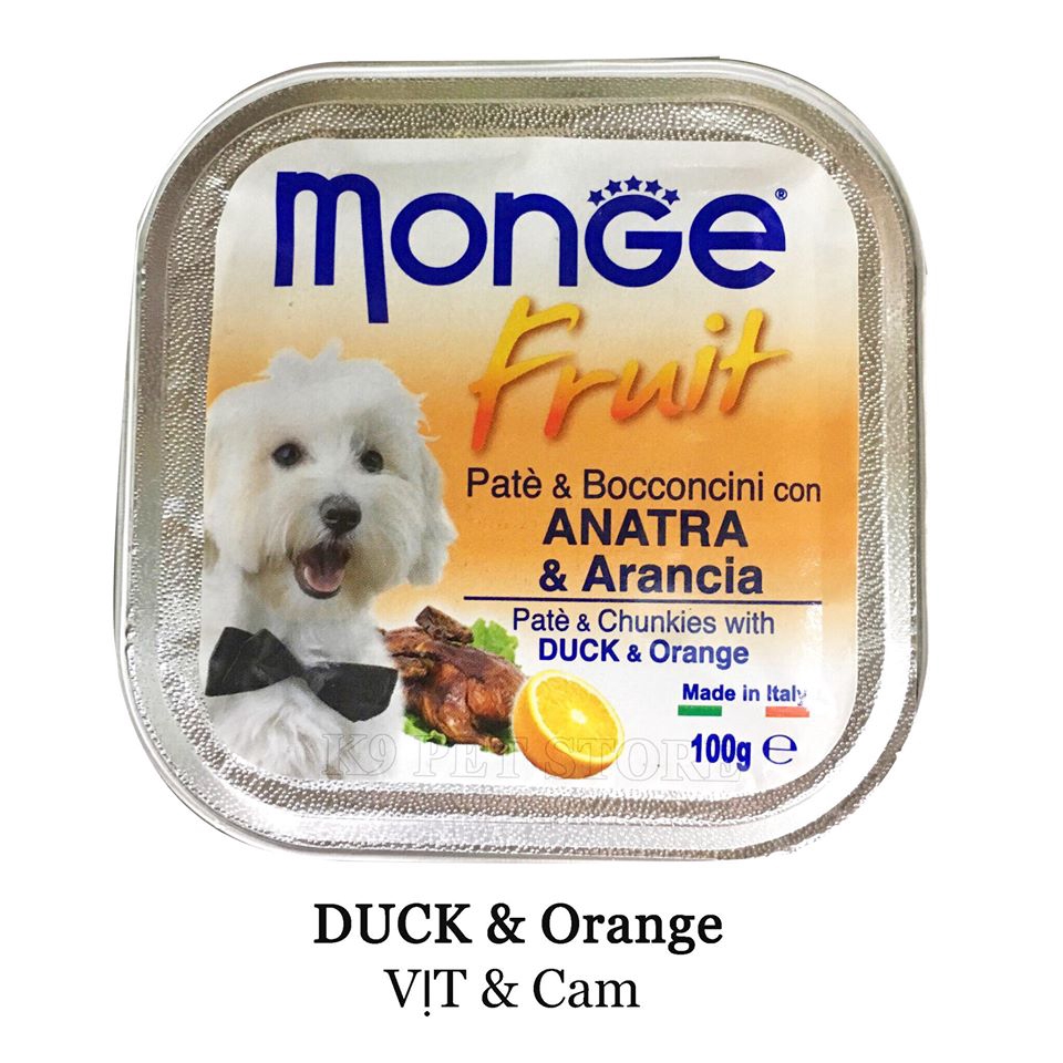 Pate cho chó MONGE - Nhập khẩu Ý 100gr