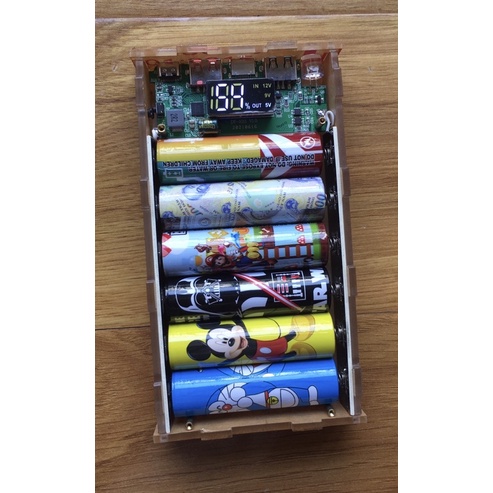 Box mica SDP lò xo 6 cell 18650 Qc 3.0