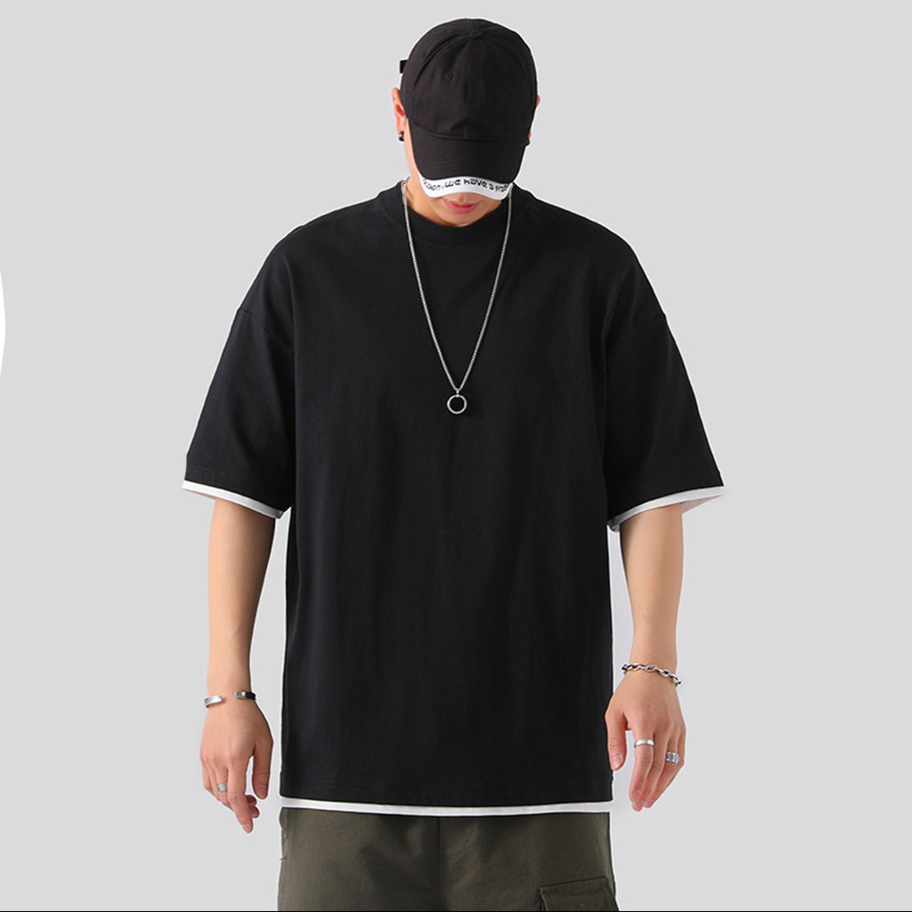 Áo thun trơn PHỐI GẤU Unisex N7 Basic Tee mùa hè Nam Nữ tay lỡ Oversize form rộng đường phố phong cách Hàn Quốc