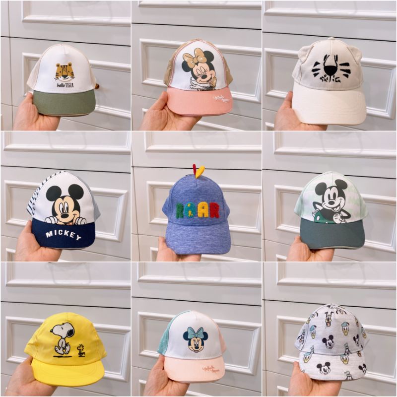 Mũ lưỡi trai Disney cực đáng yêu cho bé trai và bé gái