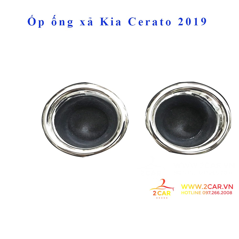 Ốp viền đèn gầm trước mẫu tròn xe Kia Cerato 2019-2020