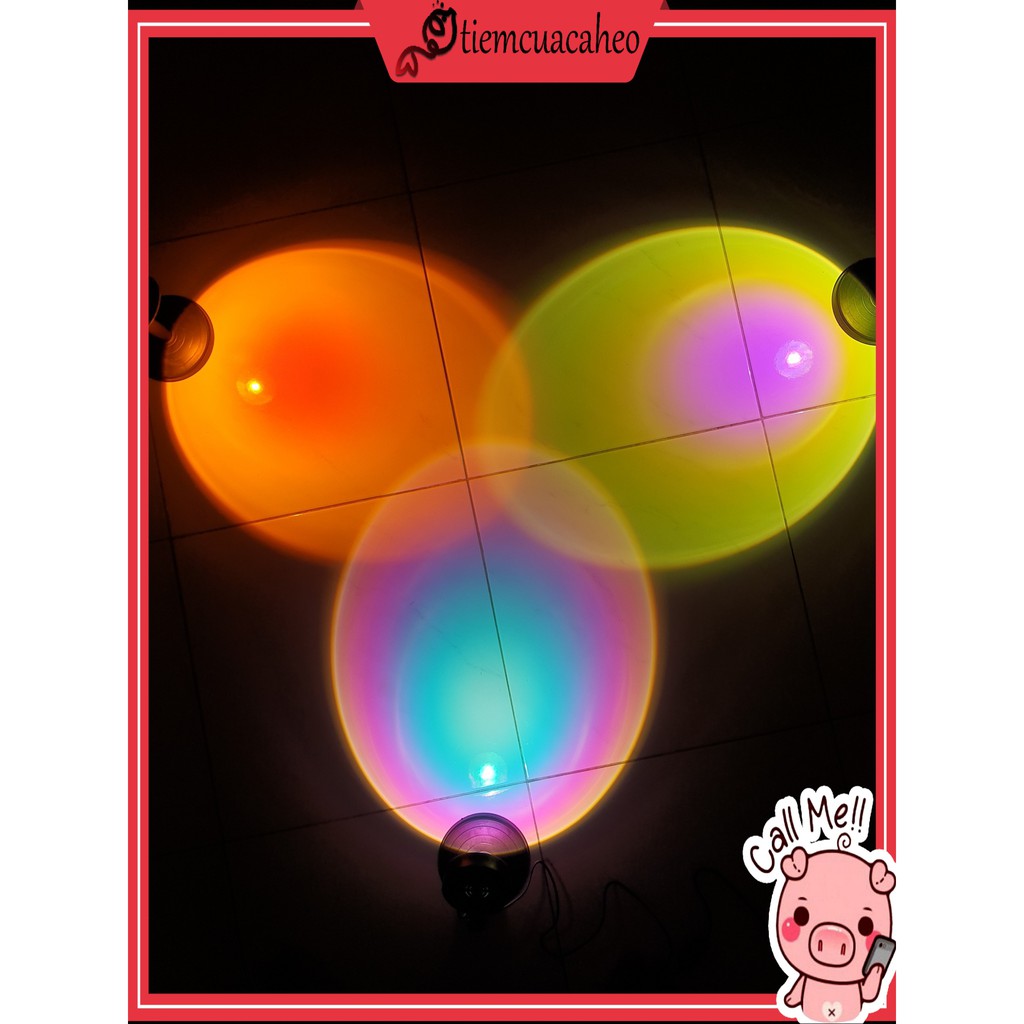 Đèn Hoàng Hôn, Bình Minh, Sunset, Rose,Led Ngủ Hot trend tiktok