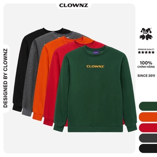 Áo sweater nỉ bông cograue  local brand Clownz basic dài tay form rộng nam nữ