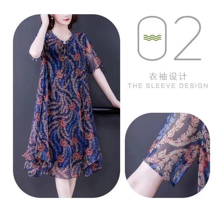 Đầm Phối Lưới Mỏng Che Bụng Kiểu Phương Tây Thời Trang Mùa Hè 2022 Cho Nữ