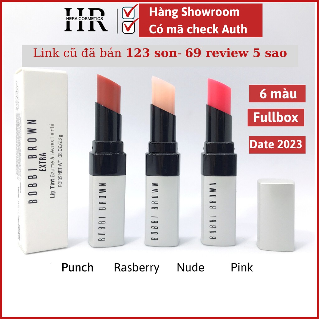 Son dưỡng môi có màu Bobbi Brown extra lip tint- bare pink-melon-punch-rasberry-nude | BigBuy360 - bigbuy360.vn