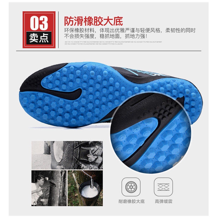 [Hàng Có Sẵn] Giày Bốt Đá Bóng Chính Hãng Cho Bé Trai Futsal Bola Murah Kasut