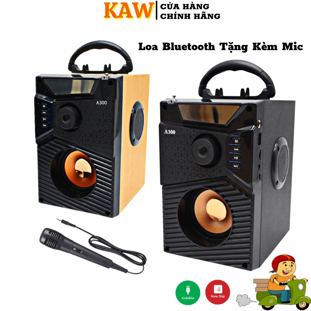 Loa Karaoke Buetooth A300 Cao Cấp Công Suất Lớn Tặng Kèm Mic Bảo Hành Toàn Quốc