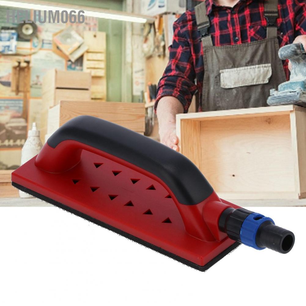 Helium066 Khối mài không bụi bằng tay Máy đánh bóng hút với móc và vòng 9in
