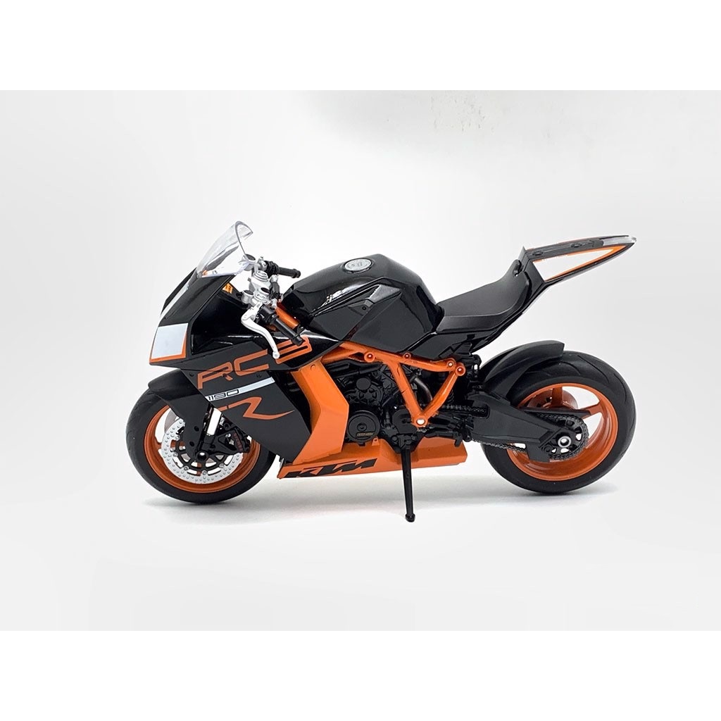 MÔ HÌNH XE MOTO SIÊU XE KTM 1190 RC8 R | WELLY tỷ lệ 1:10