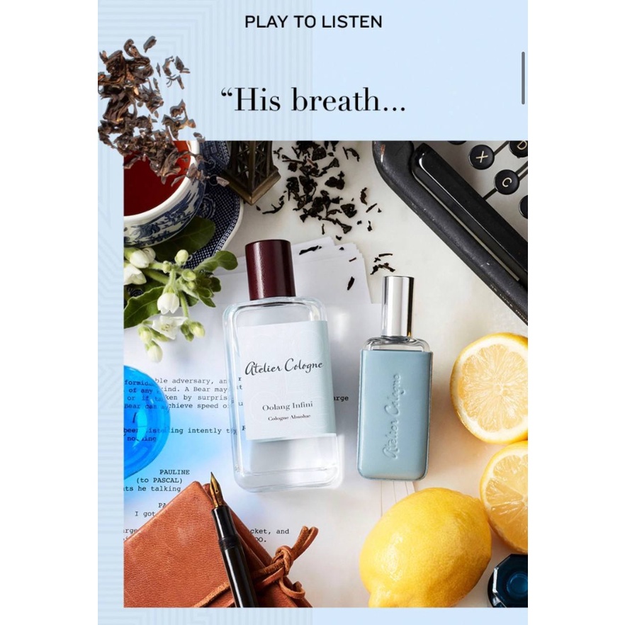12ml ⁂︎ Nước Hoa 𝗔𝗧𝗘𝗟𝗜𝗘𝗥 Cologne Oolang Infini