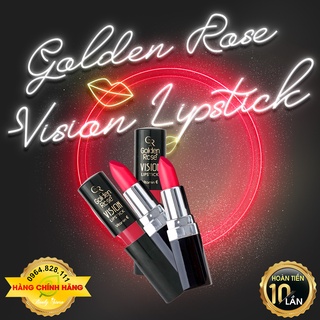 Son lì mịn môi chính hãng Golden Rose Vision Lipstick - Nhập khẩu thổ nhỹ kì