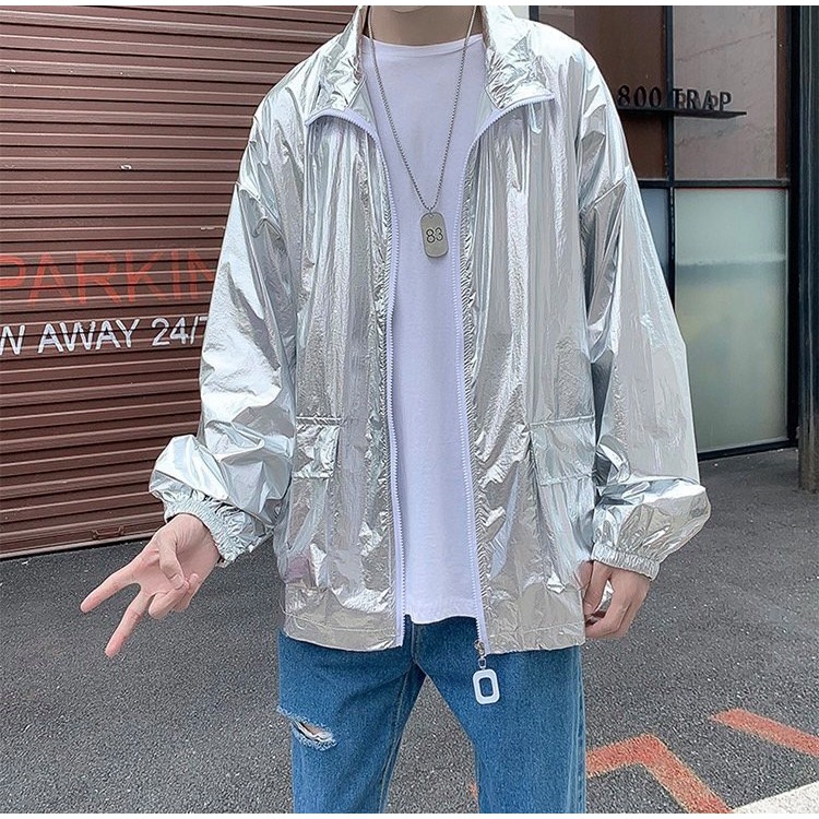 ÁO KHOÁC DÙ NHẸ UNISEX ÁNH KIM BLING BLING MR SMILE 99 SHOP