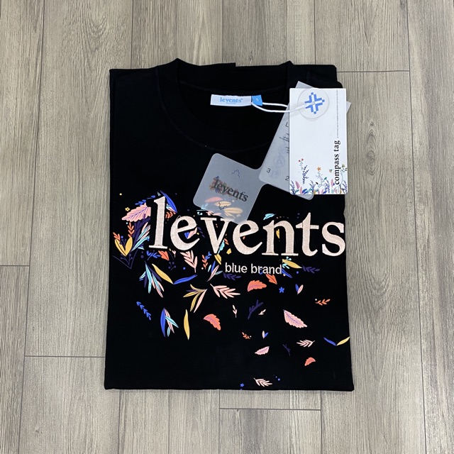 [Mã SKAMFSW175 giảm 10K đơn 50K] Áo thun LEVENTS FLORAL TEE - White/Blue/Black (MẪU CHÁY NHẤT CỦA SHOP )