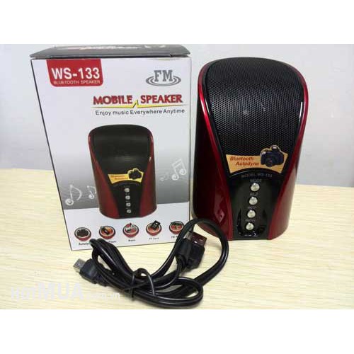 LOA BLUETOOTH - WS 133 ÂM THANH CỰC HAY Giá Rẻ Wildshop88 ( Màu Ngẫu Nhiên )