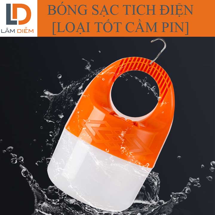 bóng đèn led sạc tích điện đa năng kín nước siêu sáng 150w