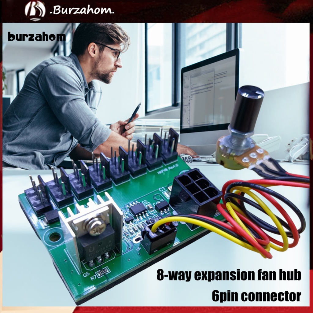 Thiết Bị Mô Đun Điều Khiển Tốc Độ Quạt 12V Cho Máy Tính