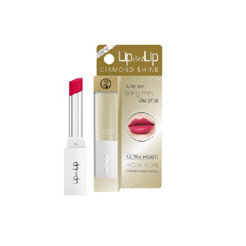 Son nhũ trang điểm dưỡng tối ưu Lip On Lip Diamond Shine 2,2g