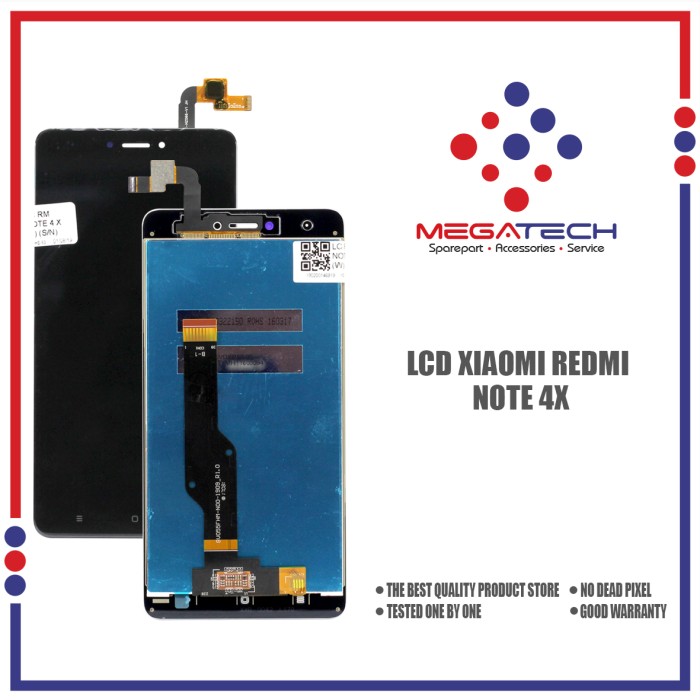 Mới Màn Hình Cảm Ứng Lcd Màu Trắng Cho Xiaomi Redmi Note 4x