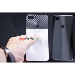 Bộ 3 Skin Dán Mặt Lưng Vân 3D Xiaomi Mi 8 Lite