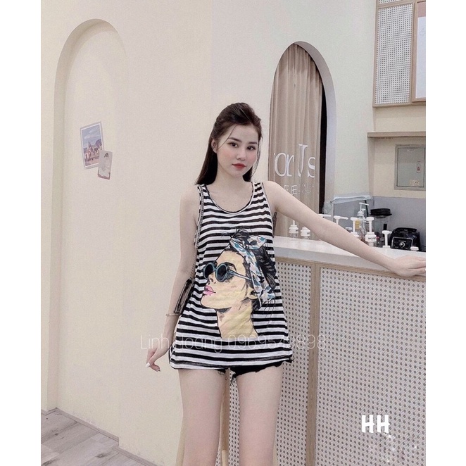 Áo 3 lỗ cô gái 4 màu