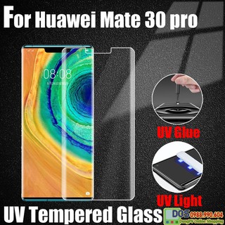 Cường lực uv huawei mate 30 pro full keo chất lượng, dán màn huawei mate 30 pro uv giá rẻ