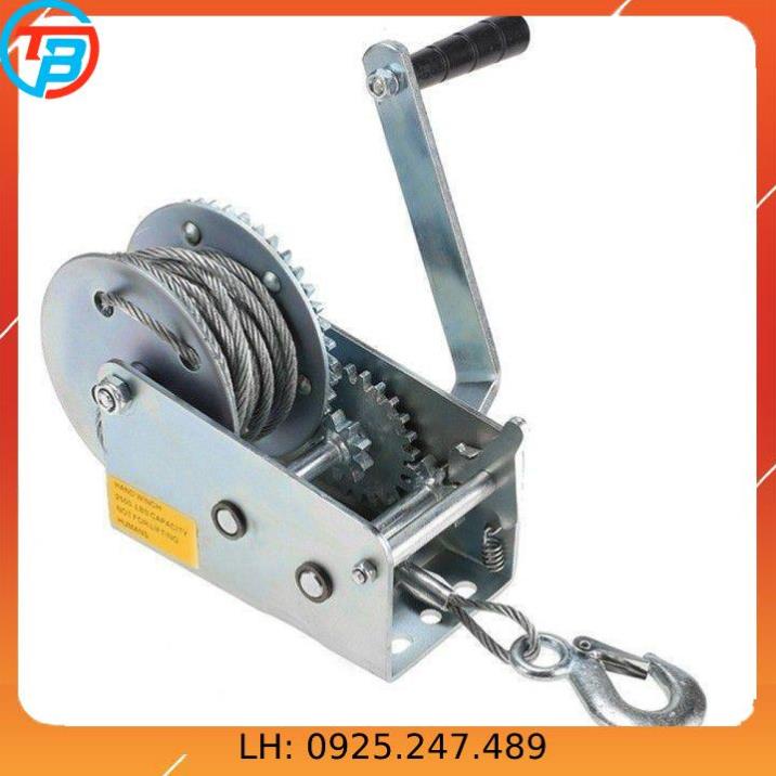 Tời quay tay 2500 - 1100 kg CÁP THÉP Thái Bình VinàN