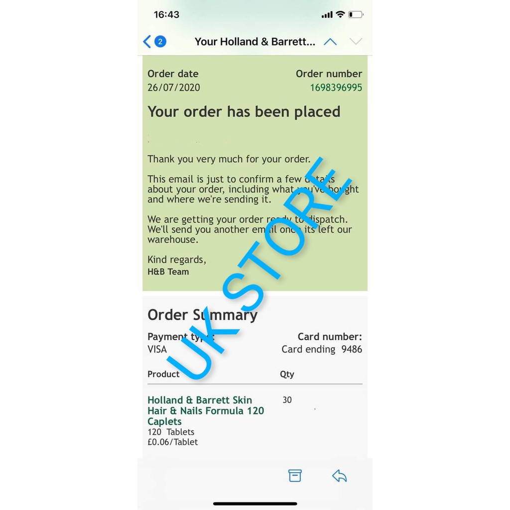 Holland & Barrett - Viên uống Skin - Hair - Nails 120 viên (lọ) | BigBuy360 - bigbuy360.vn