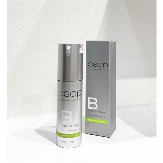 Tinh Chất Giảm Nếp Nhăn, Dưỡng Sáng Da Ngừa Mụn ASAP B Super Complex With Niacinamide - 30ml