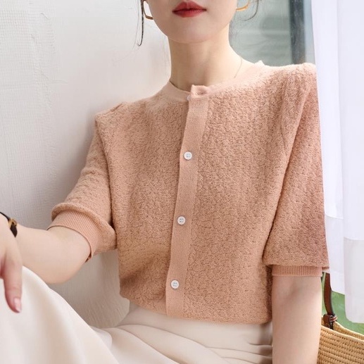 H4477 FF Siêu Đẹp Khổng Lồ Tinh Tế!Nặng! Bộ 60 Áo Khoác Cardigan Len Dệt Kim Mỏng Tay Lửng Cao Cấp Hợp Thời Trang Cho Nữ