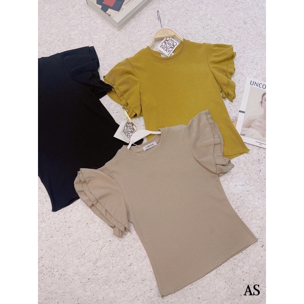 ⚡️BÁN SỈ⚡️Áo len tay bèo cổ tròn 3 màu