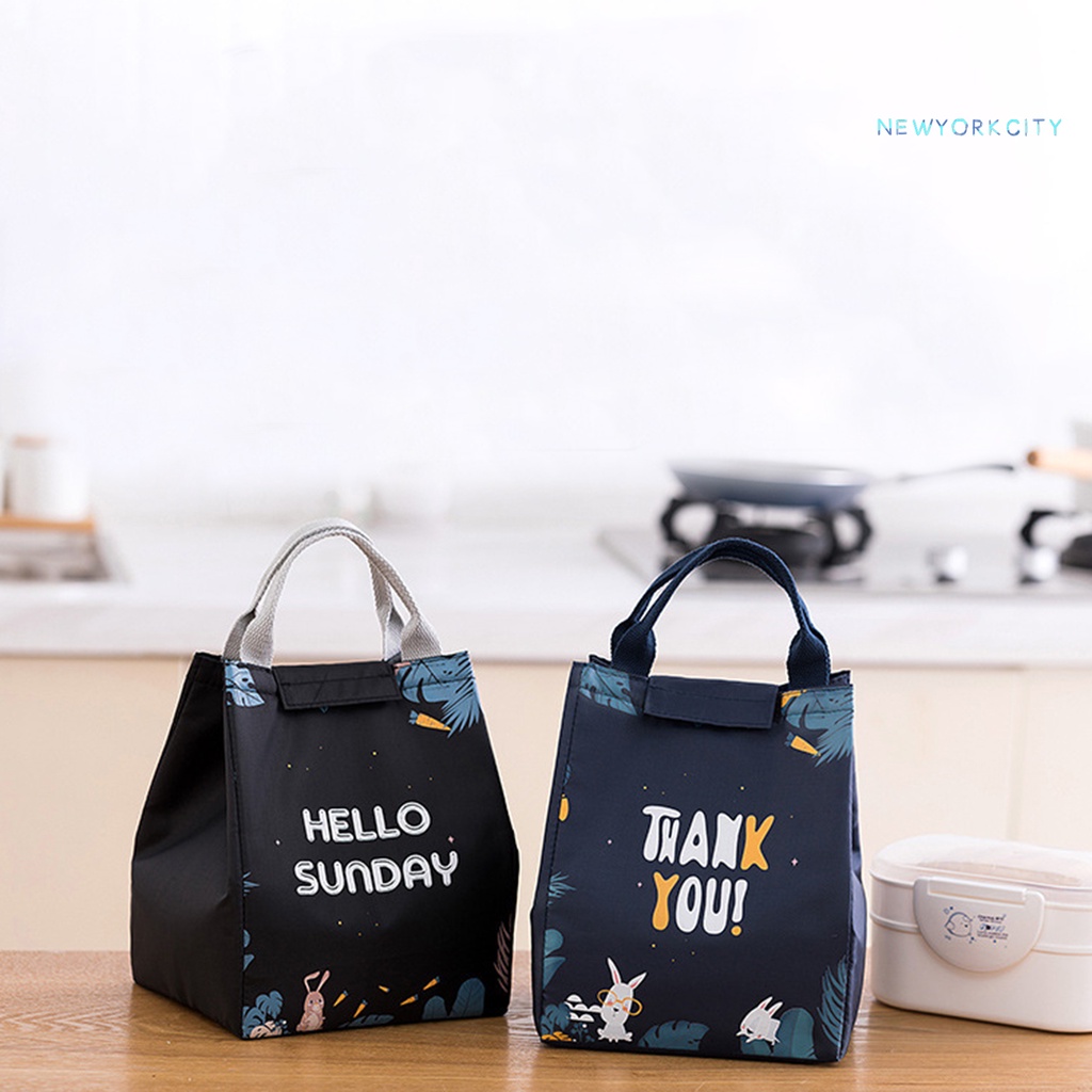 Túi Đựng Hộp Cơm Trưa NYC Chống Nước Giữ Nhiệt Sức Chứa Lớn