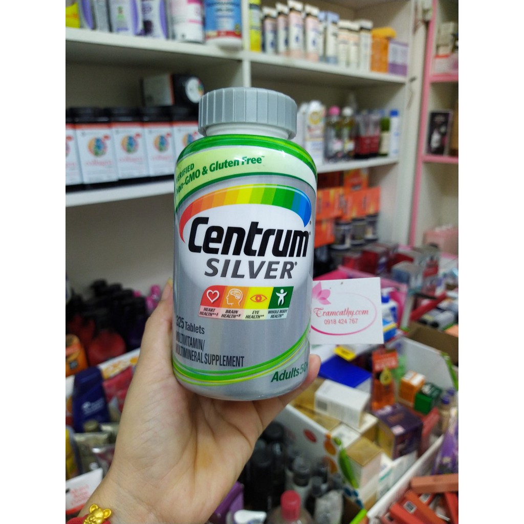 Vitamin Centrum Silver Adults 50+ dành cho người trên 50 tuổi