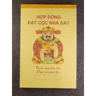 Sổ đặt cọc nhà đất Thần Tài (loại cao cấp)