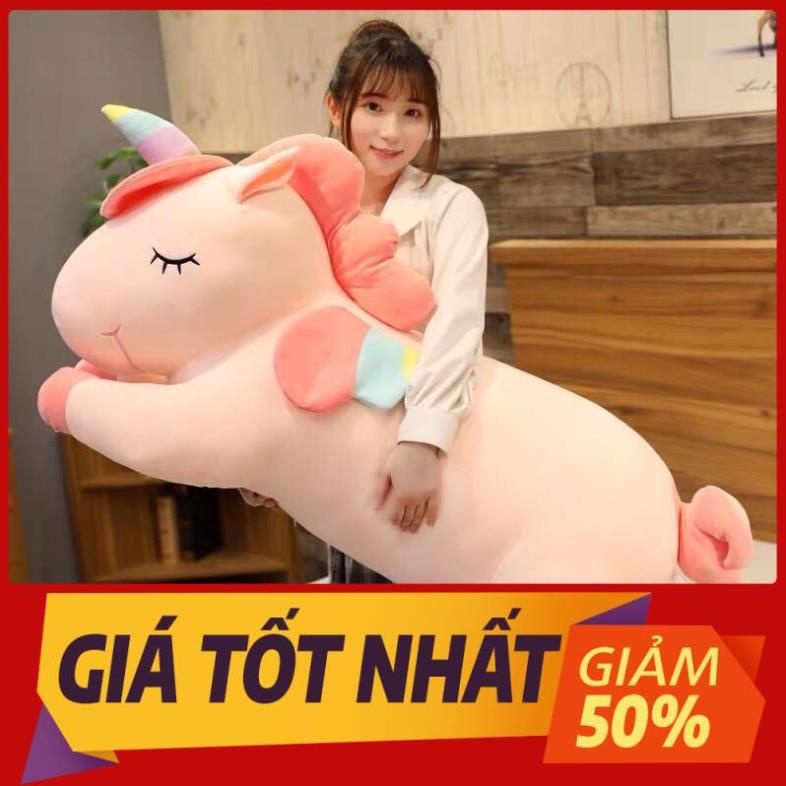 HOT_SALE LỚN- GẤU BÔNG NGỰA BONY NGỰA KÌ LÂN DÁNG NẰM ĐÁNG YÊU HÀNG CAO CẤP KÍCH THƯỚC 1m2 siêu rẻ
