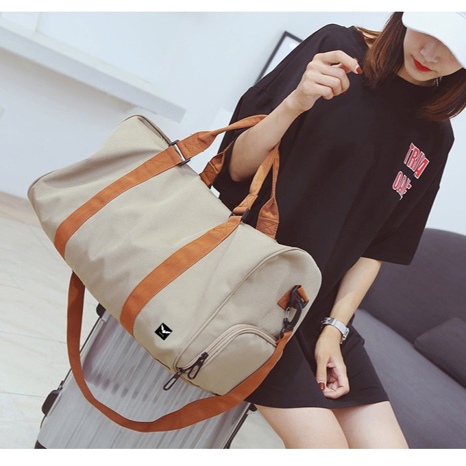 Túi xách du lịch Classic Bag 400 - Chất liệu trượt nước cao cấp - Có ngăn đựng giày tiện lợi