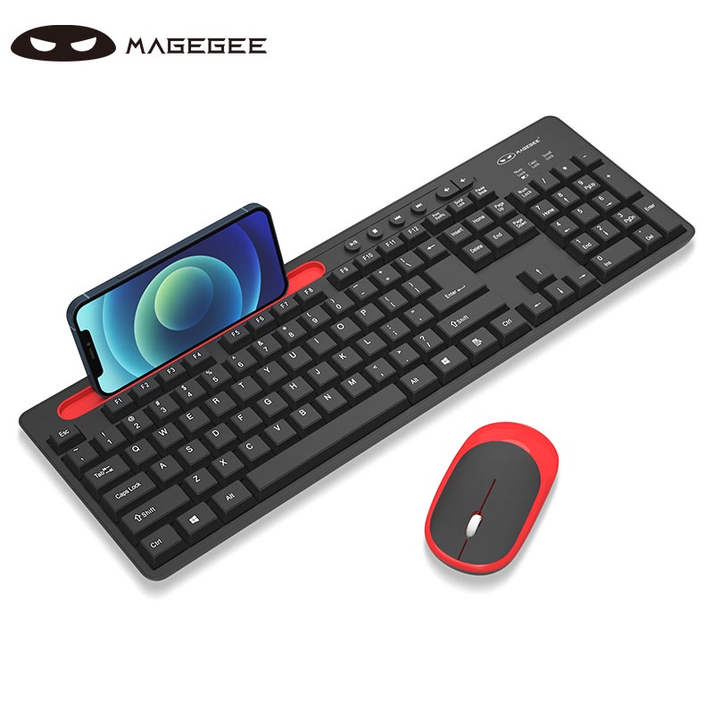 Set bàn phím và chuột không dây MageGee V620 2.4ghz siêu mỏng không gây ồn cao cấp cho laptop / máy tính / Notebook