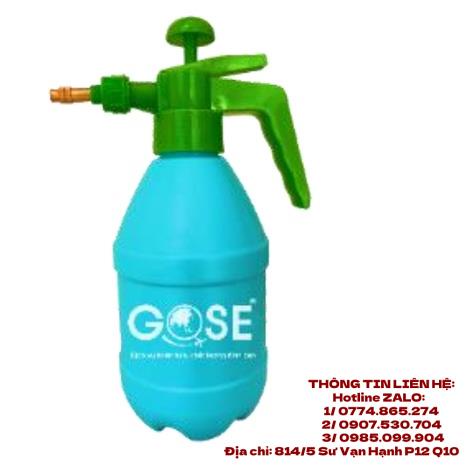 Bình xịt nước tưới cây 1.5 L Lít MST GOSE GL15 Chuyên Phun Sương Xịt Thuốc Trừ Sâu, Khử Trùng, Tưới Vườn, Chuẩn EU