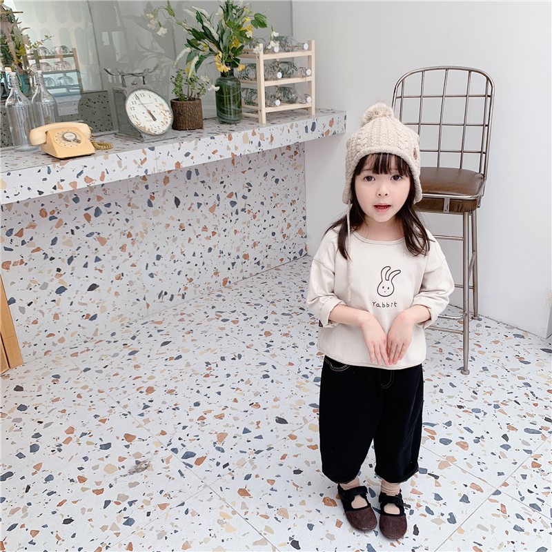 Quần dài vải cotton thoải mái cho bé gái