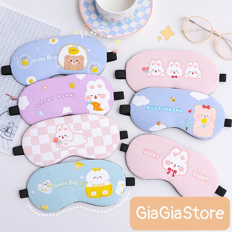 Miếng Che Mắt (Bịt Mắt) Chống Chói Mắt Khi Ngủ Kèm Túi Gel Massage