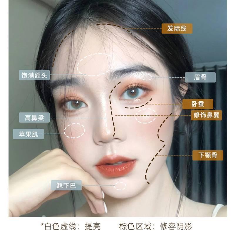 Bảng phấn bắt sáng tạo khối lấp lánh cho mũi | BigBuy360 - bigbuy360.vn