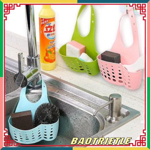 Giỏ Lưới Silicon Đựng Đồ Treo Bồn Rửa Chén Bát, Nhà Tắm (Màu Ngẫu Nhiên) | BigBuy360 - bigbuy360.vn