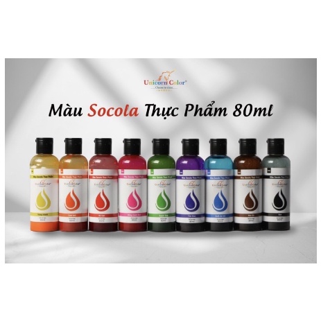 Màu dầu pha Socola UNICORN 50ml - 80ml